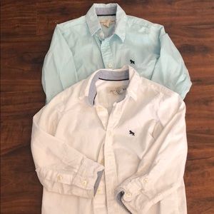 Two button up cotton shirts